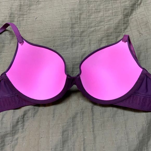 Victoria's Secret PINK Maroon Bra 34B 34C - Picture 6 of 6
